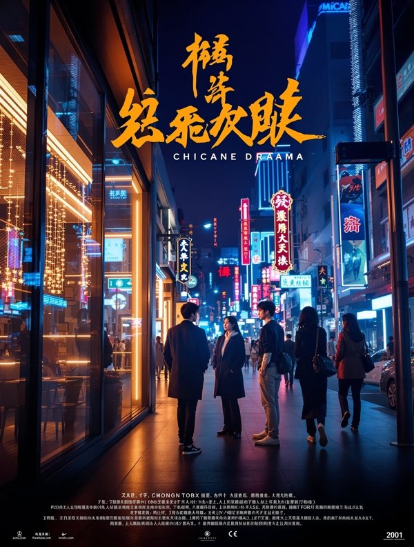 霓虹之下 - 横店影视城高清影视封面